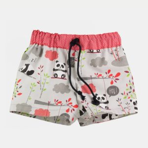 Calções de banho "Pandinhas" . Shorts de praia